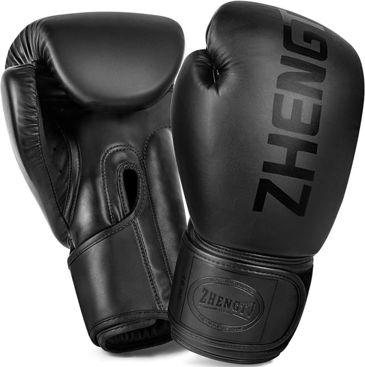  Boxing Gloves for Men & Women - Ideal for Kickboxing, Muay Thai, MMA Sparring and Training