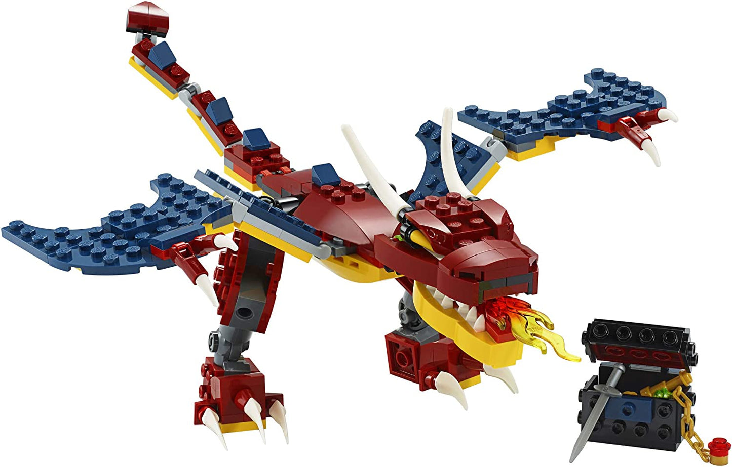 Creator 3in1 Fire Dragon 31102 Building Kit - A Sophisticated Buildable Toy for Children - Latest Release of 2020 (234 Pieces)