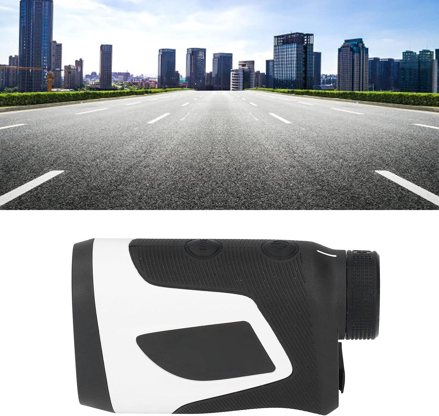 Clear View Laser Rangefinder, Built in Battery 3-500m High Accuracy Laser Range Finder for Outdoor