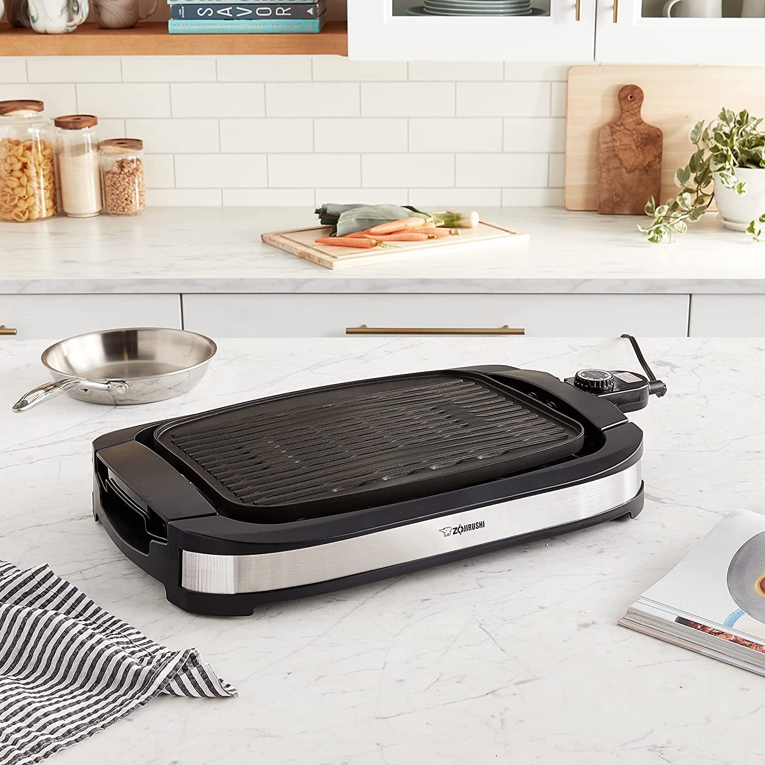 Indoor Electric Grill Stainless Black