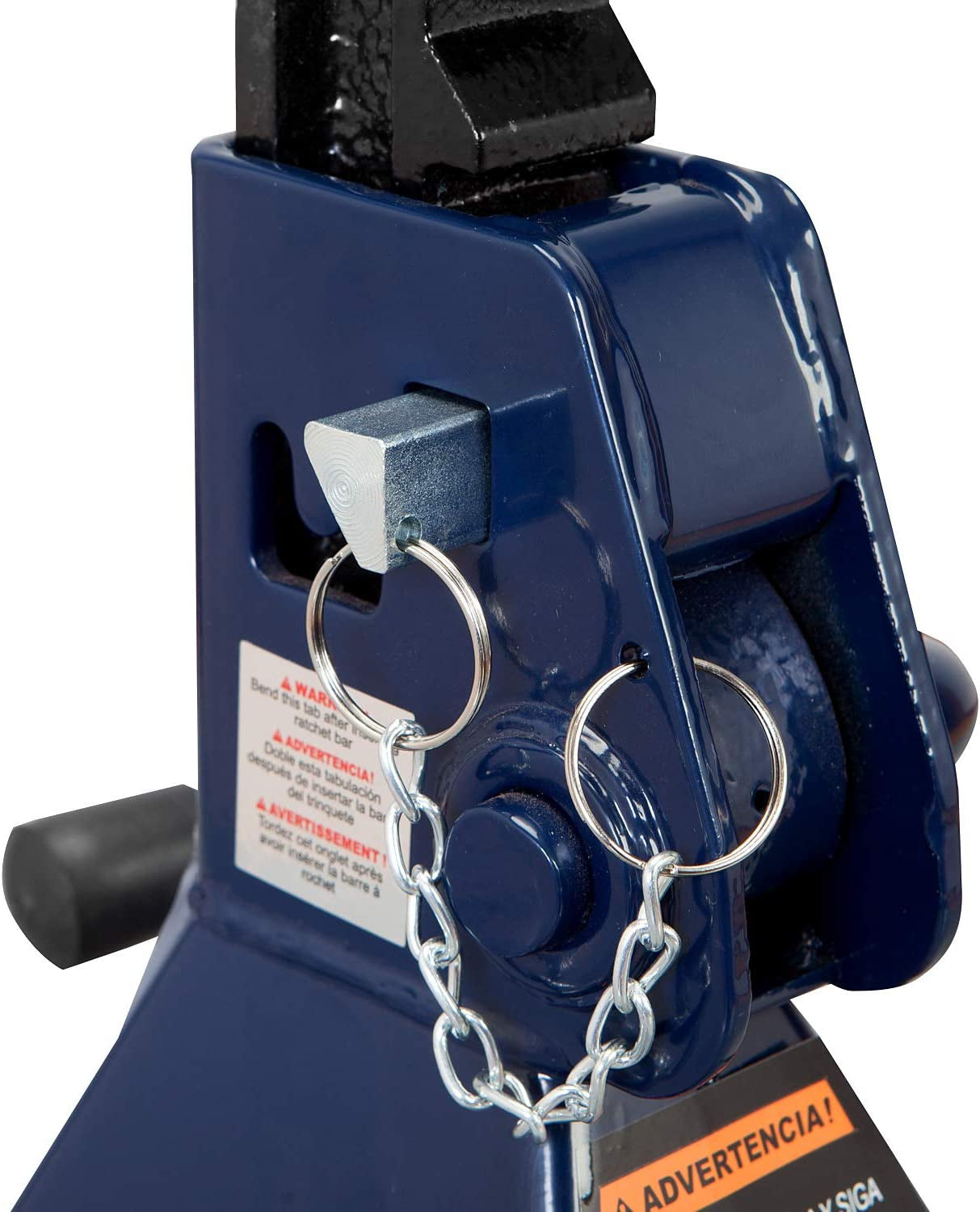 Torin Steel Jack Stands - These are Double Locking Jack Stands with a 6-Ton (12,000 lb) Capacity. They come in a striking Blue color and are sold as a Pair.