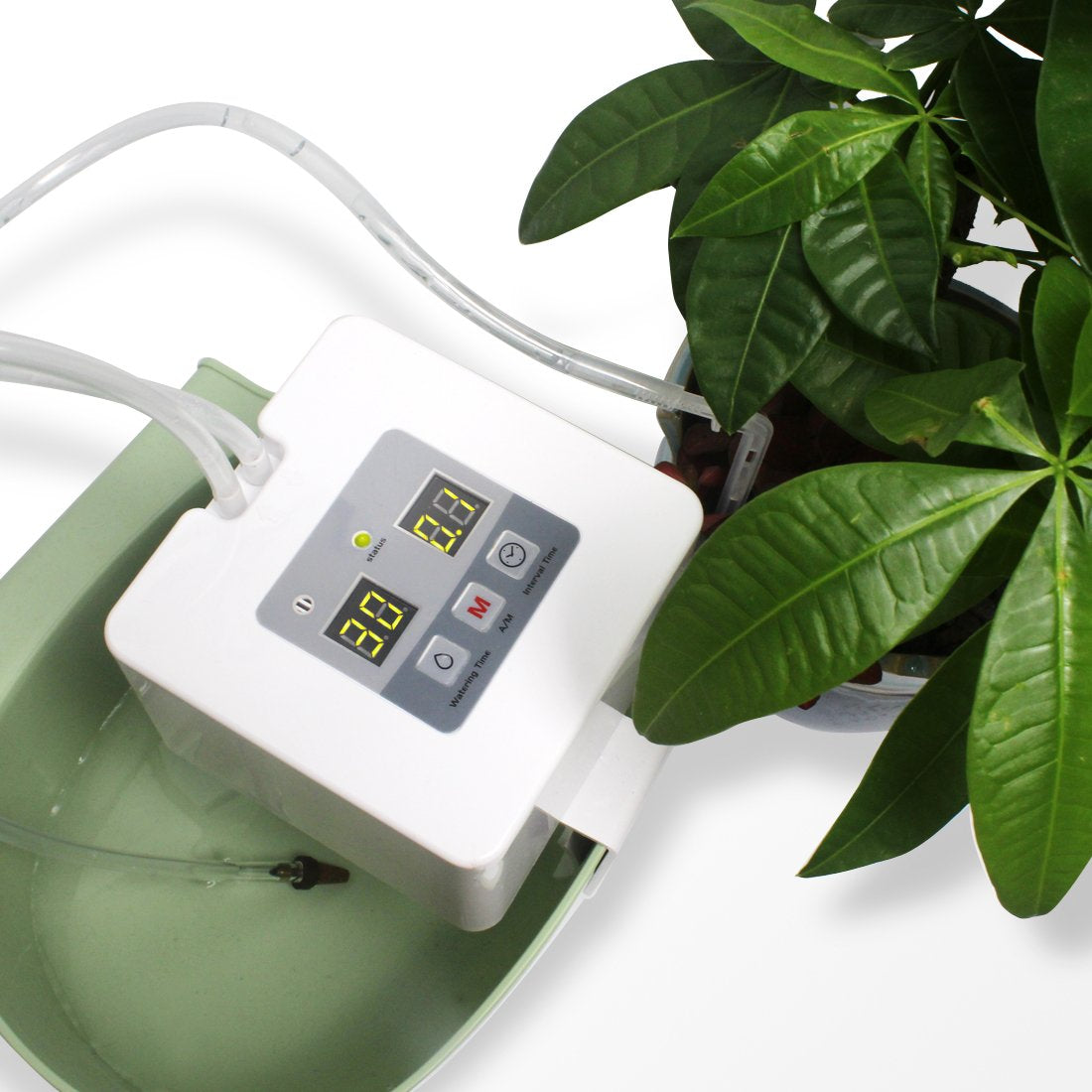 Programmable DIY Drip Irrigation Kit for Indoor Plants and Greenhouse, Automatic Watering for up to 30 Days, Ideal for Travel and Gifting