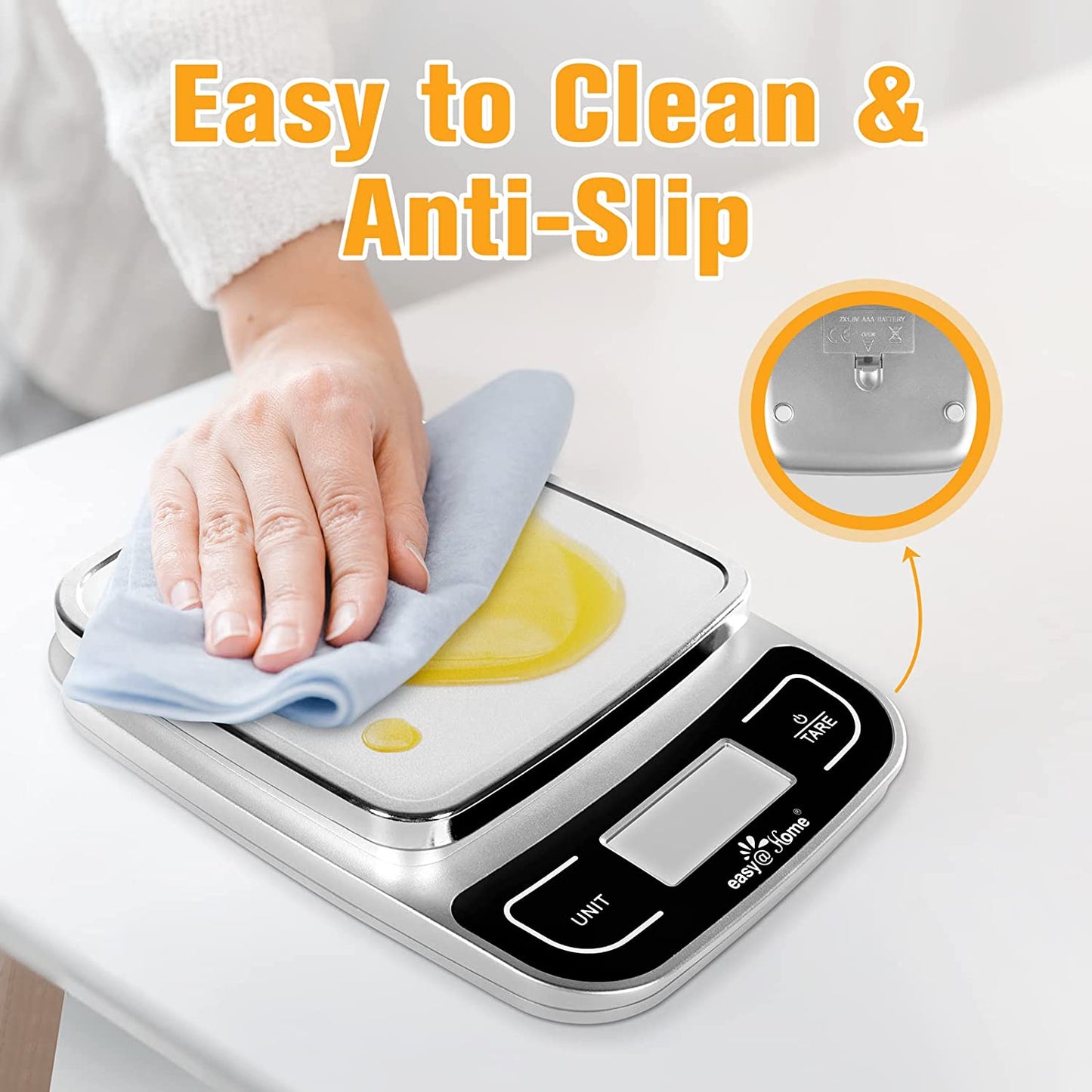 Digital Kitchen Food Scale: High Precision, Multifunctional with 0.04oz Accuracy and 11 lbs Capacity.