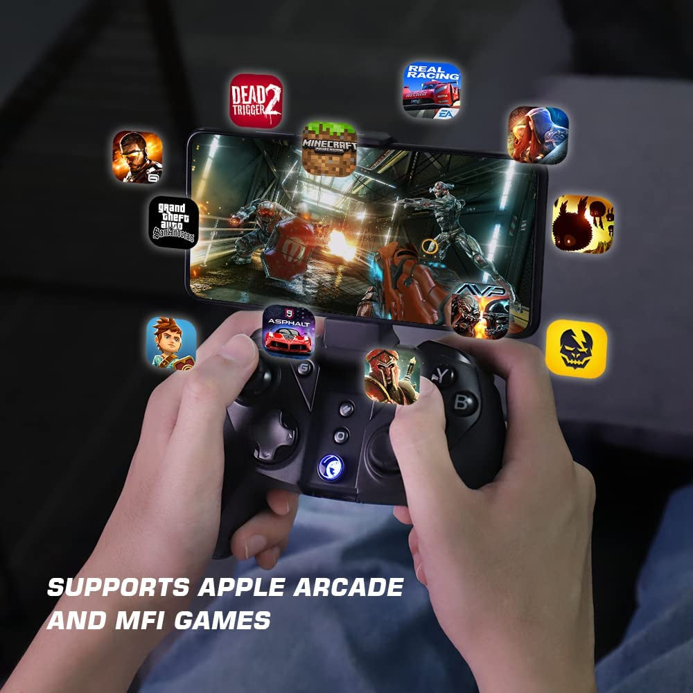 G4 Pro Bluetooth Wireless Game Controller - PC Controller with Magnetic ABXY, Gamepad Joystick for Switch/Windows PC/Android/iOS Mobile Phone - Compatible with Apple Arcade MFi Games