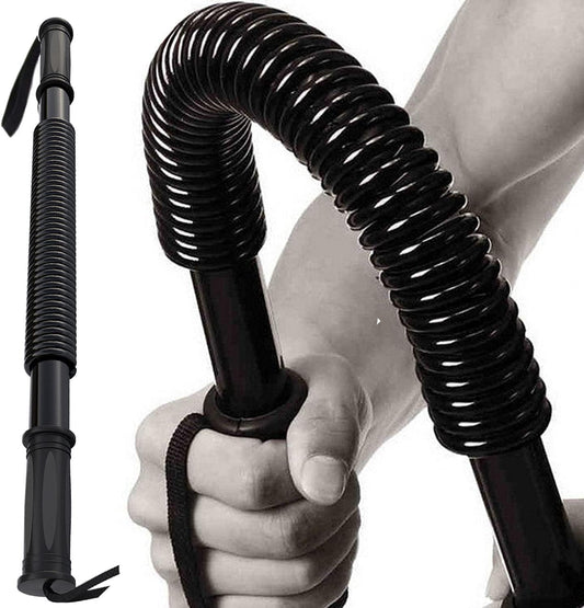 Flexible Stretch Bar - This arm exerciser comes in various resistance levels (20/30/40/50/60KG) and is designed to strengthen the back, shoulders, biceps, grip, and chest. It's an effective chest expander workout equipment