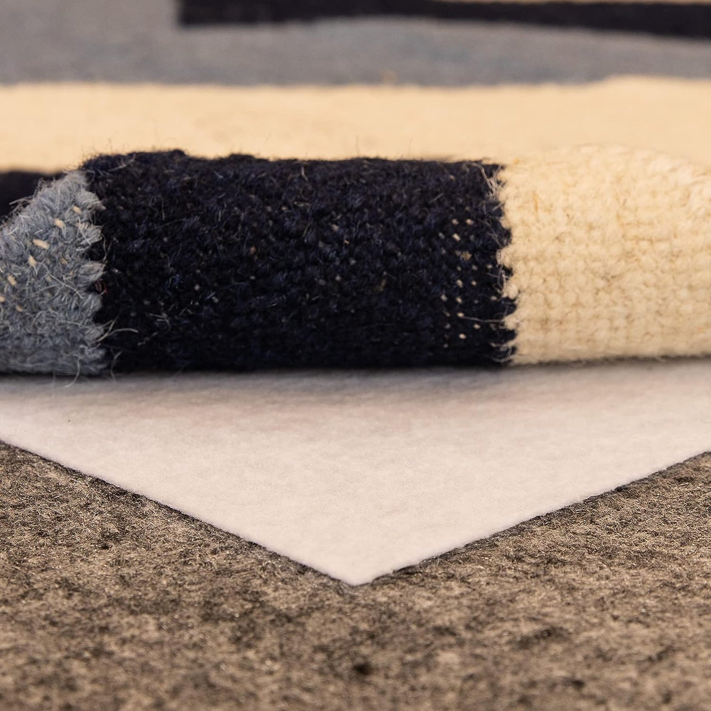 Non-Slip Rug Pad for Rugs Over Carpet - 6 by 9-Feet 