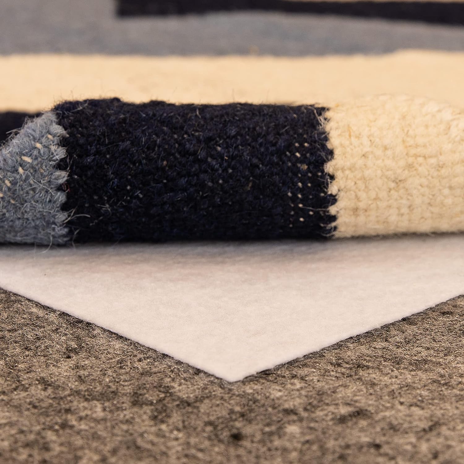 Non-Slip Rug Pad for Rugs Over Carpet - 6 by 9-Feet 
