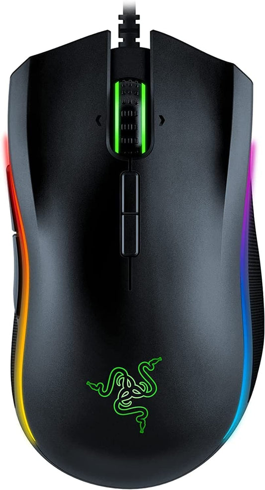 High-Performance Wired Gaming Mouse: 16,000 DPI Optical Sensor - Chroma RGB Lighting - 9 Programmable Buttons - Mechanical Switches