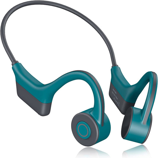 Bluetooth Bone Conduction Headphones - Wireless Open Ear Earphones with Mic for Sports, Hiking, Running, Driving, Cycling, Fitness Workouts, and Walking