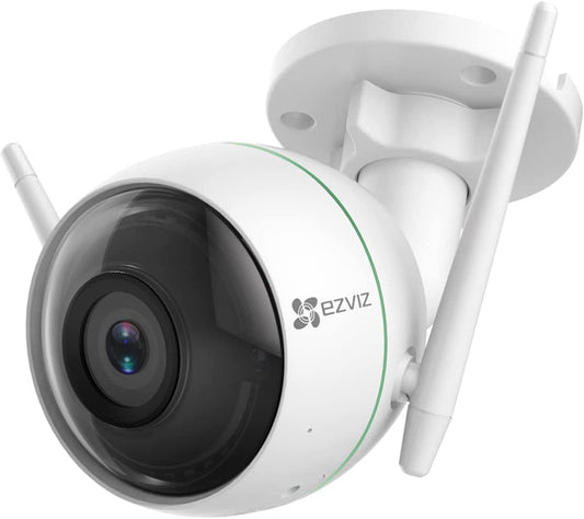 Weatherproof Outdoor Wifi Security Camera - 1080P Resolution, 100Ft Night Vision, Smart Motion Detection Zone, 2.4GHz Wifi Connectivity Only 
