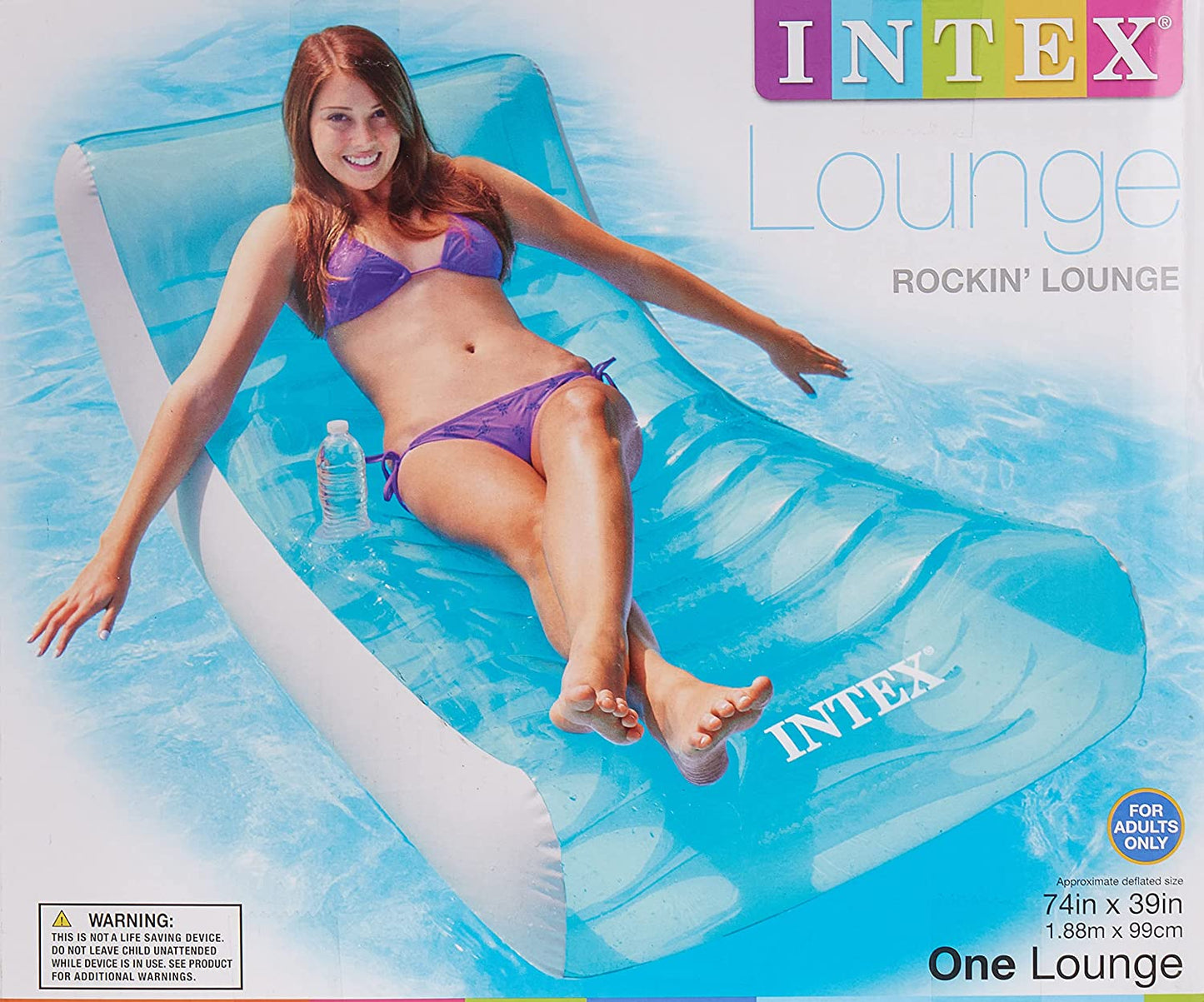 Inflatable Lounge Chair, 74" X 39"