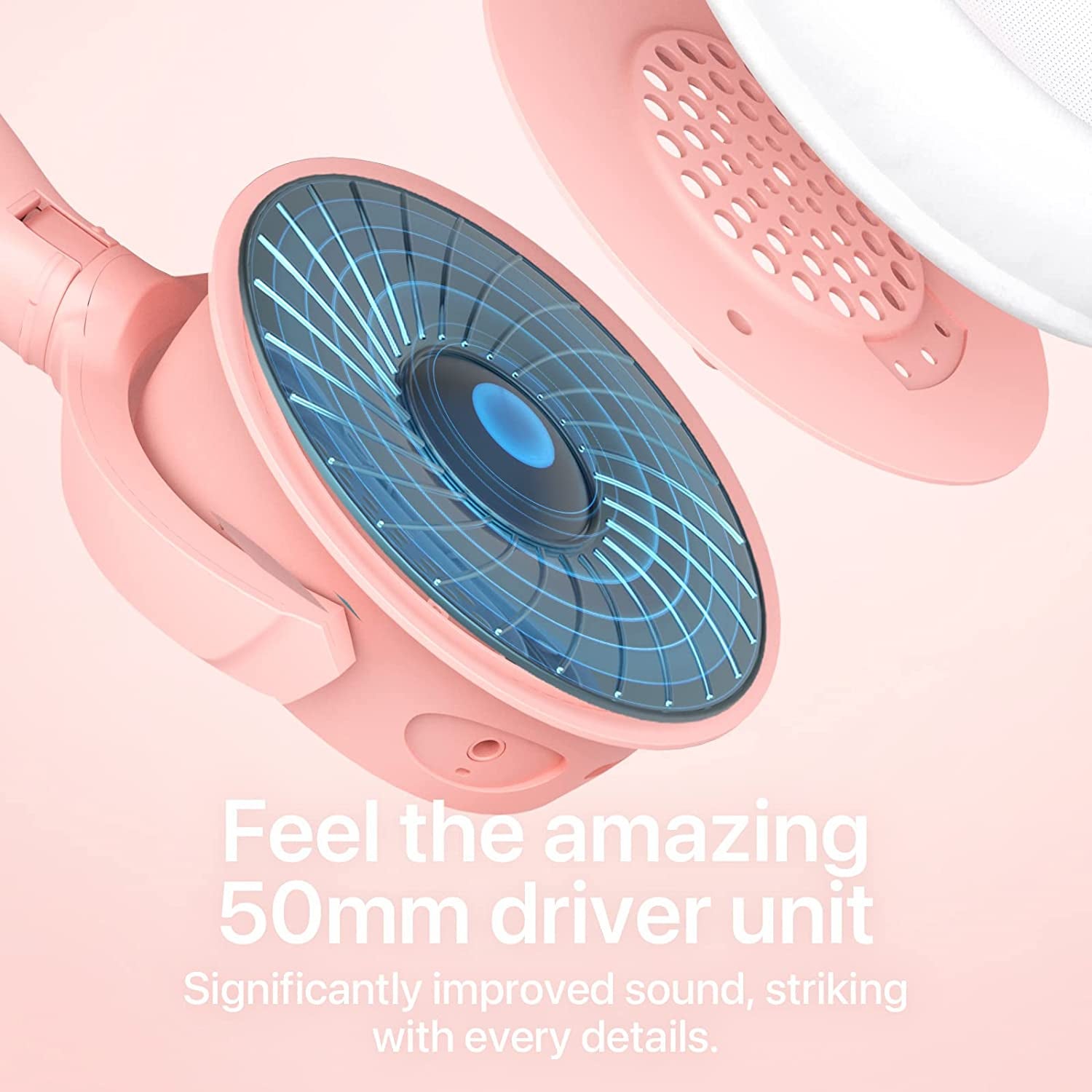 Pink RGB Cat Ear Headphone 4: Upgraded Wireless & Wired Gaming Headset with Attachable HD Microphone. Features Active Noise Reduction, Dual-Channel Stereo, and Customizable Lighting and Effects via APP.