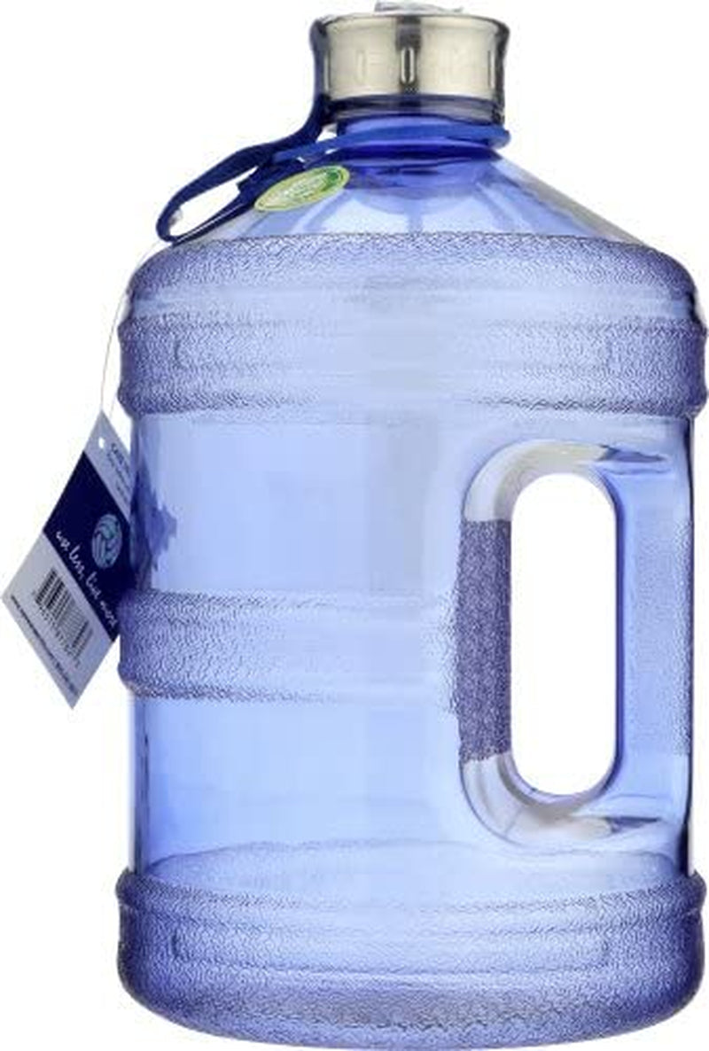 Enviro BpA Free 1 Gallon Round Water Bottle- Blue