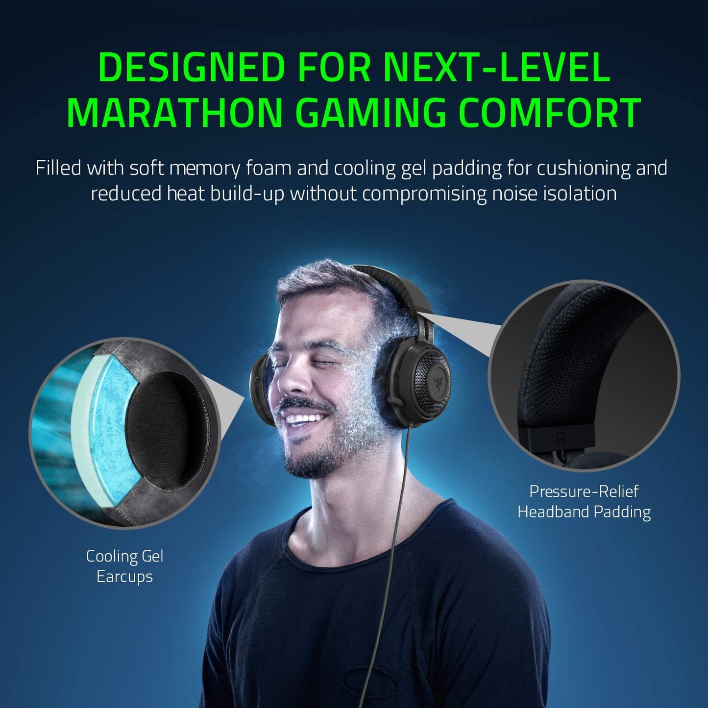 THX 7.1 Surround Sound Gaming Headset - Tournament Edition: Aluminum Frame - Retractable Mic - USB DAC Included - for PC, PS4, Nintendo Switch - Classic Black