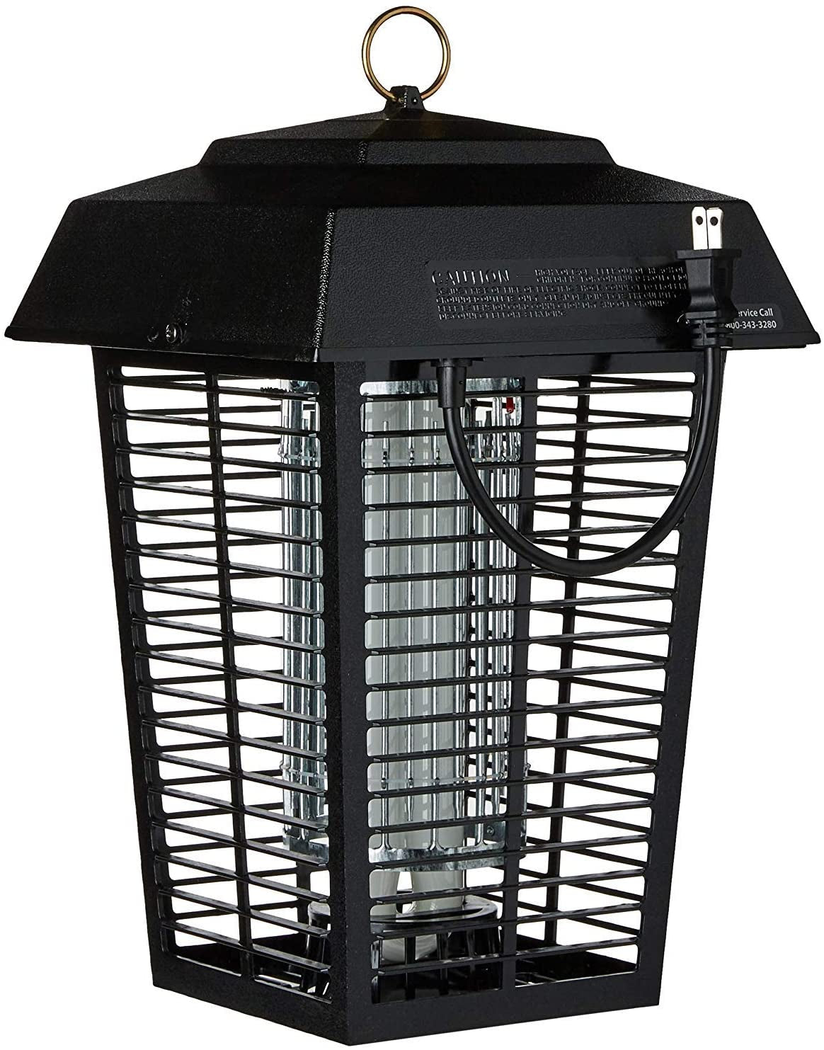 1 Acre Coverage Electronic Insect Killer - Features Non-Clogging Killing Grid - Equipped with a 40-Watt Bulb for Effective Insect Elimination.