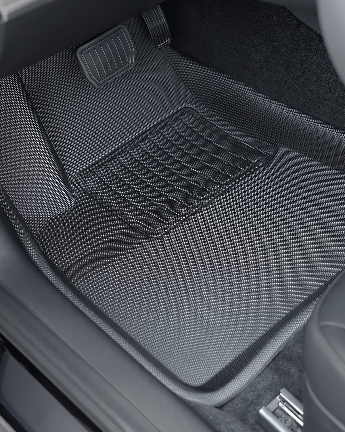 Premium All Weather Floor Mats for Tesla Model 3 - Anti-Slip, Waterproof, and Compatible with Model 3 2017-2022 - 3-Piece Set