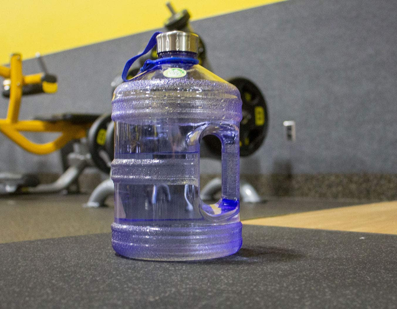 Enviro BpA Free 1 Gallon Round Water Bottle- Blue