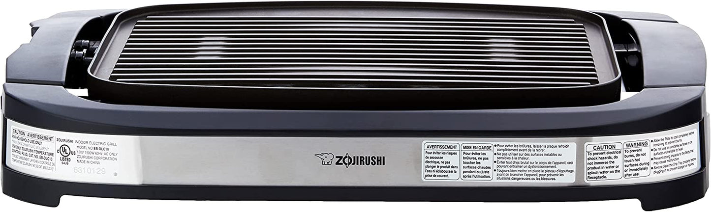 Indoor Electric Grill Stainless Black