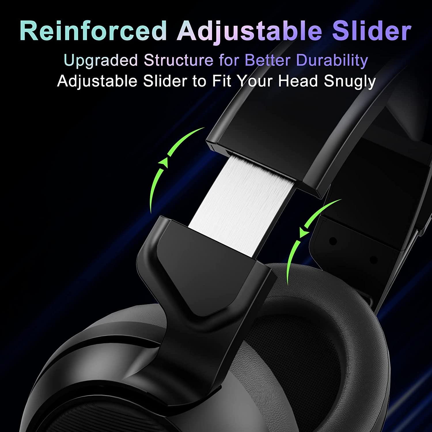 USB Pro Gaming Headset V20U for PC - 7.1 Surround Sound Headphones with Noise Cancelling Microphone. Features RGB Lights and Memory Foam Ear Pads. Compatible with Laptops.