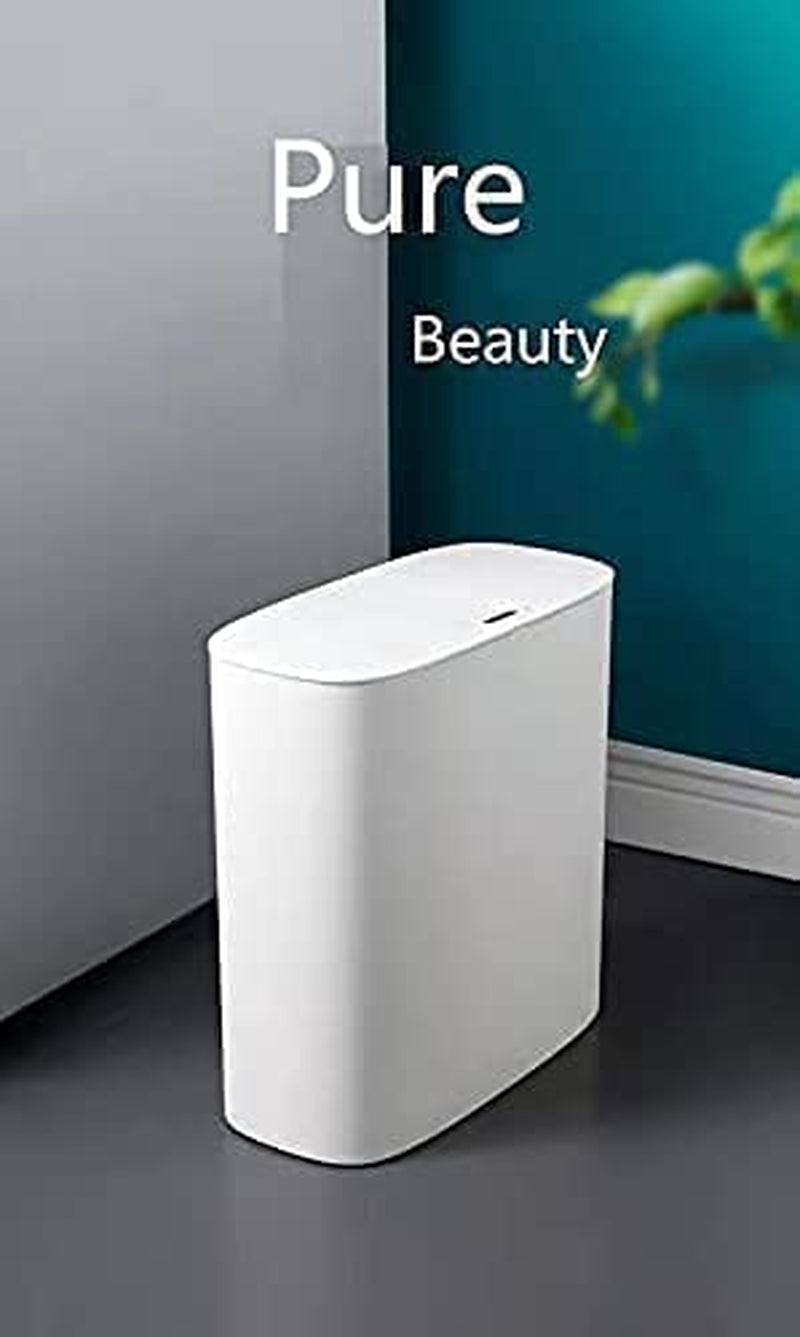 martSensor Motion Sensor Trash Can: A Touchless Garbage Bin designed for Bathroom use. It offers an Odor-Free Solution for Home and Organic Kitchen Waste with a generous 11Ltr/3Gal Capacity