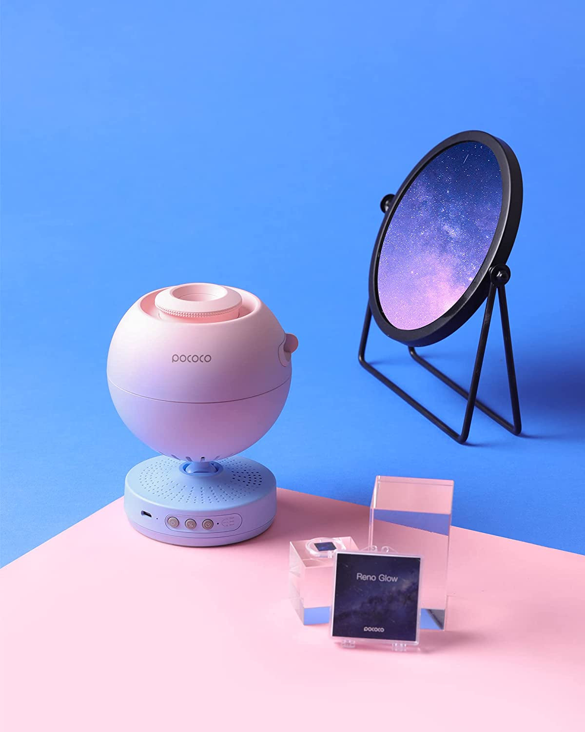 Ultra Clear Home Planetarium Star Projector - Create a Galaxy in Your Bedroom. Perfect Gift Idea for Her, Girlfriend, Women, Wife on Birthdays, Anniversaries, or Valentine's Day. Provides Stress Relief and Adds a Relaxing Night Light for Room Decor.