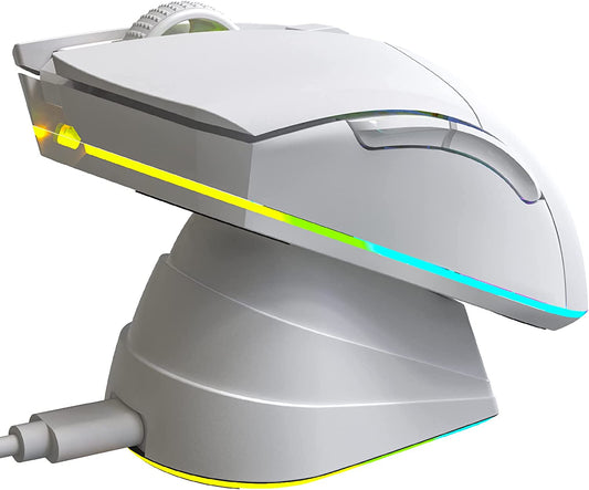 Rechargeable Wireless Gaming Mouse Blaze Pro with Charging Dock, RGB, High-Precision Sensor, Long-Lasting Battery, up to 6000 DPI. Great Wireless PC Gaming Mouse for 2022