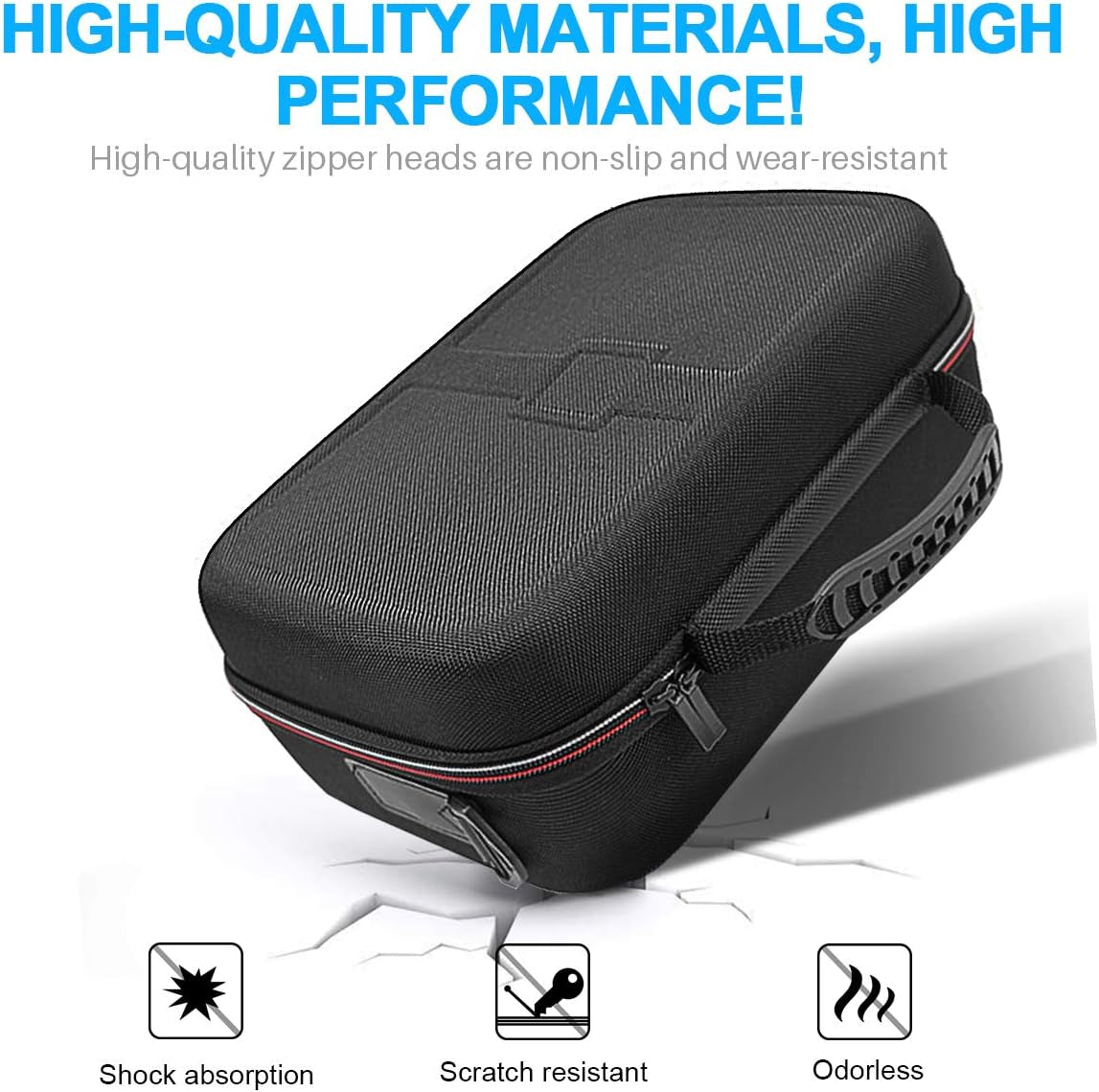 Durable Hard Shell Travel Case for Nintendo Switch Console with Joycon and Accessories - Enhanced Protection, Soft Lining, and Shoulder Strap Included