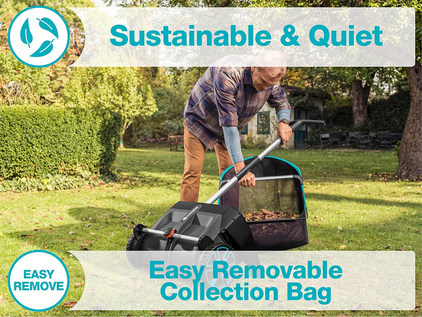 Lawn and Leaf Collector: A Clever Back-Saving Solution for Gathering Foliage