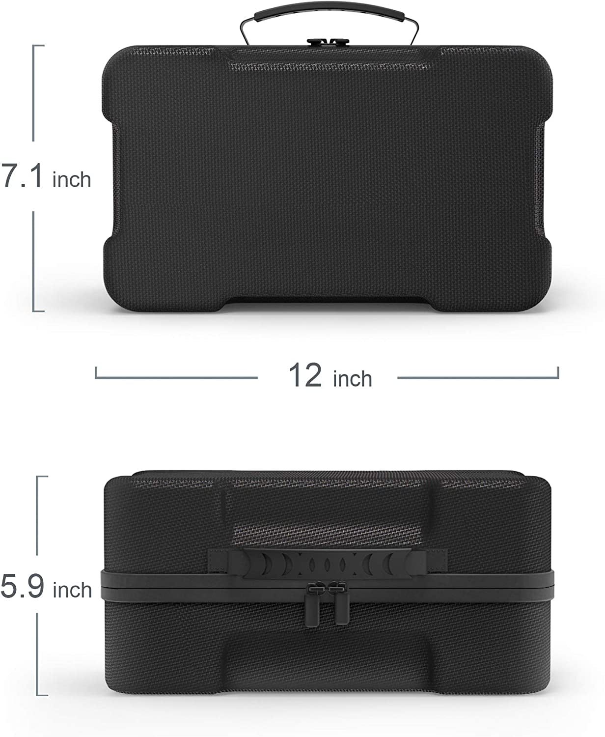  Protective Carrying Case for Xbox Series S Game Console, Organizational Travel Bag for Wireless Controllers and Accessories