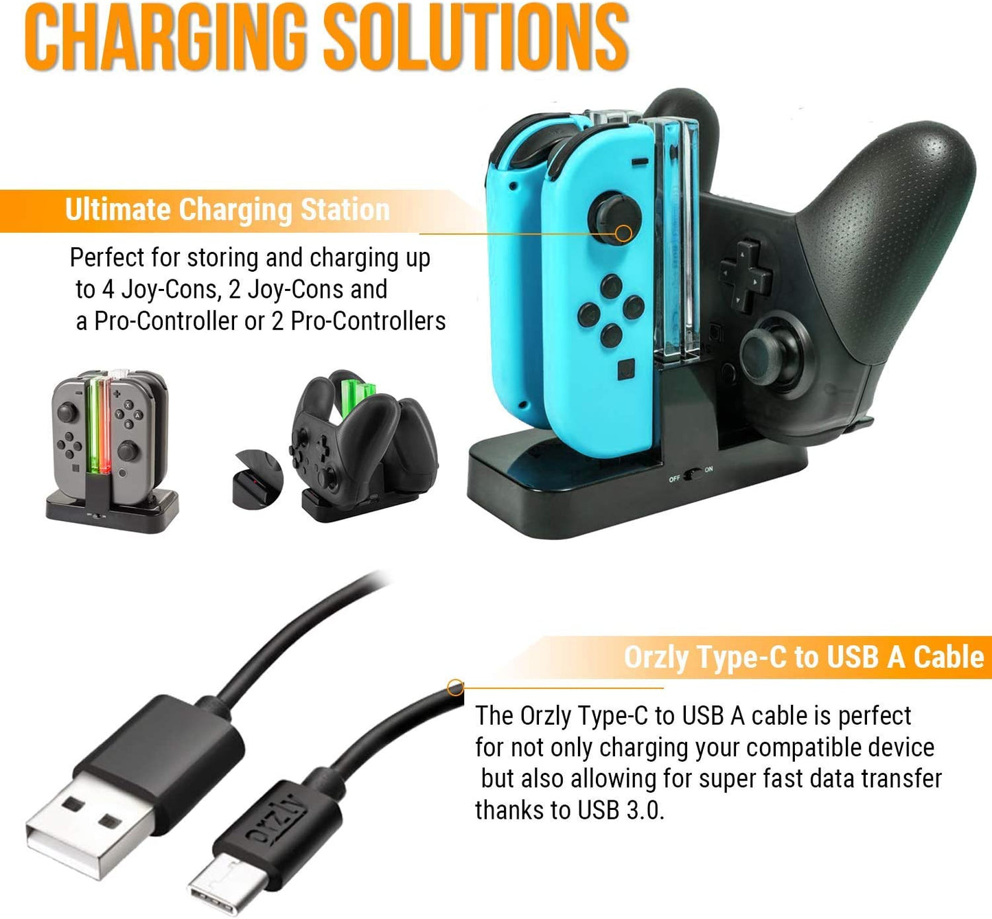 Accessory Bundle Kit for Nintendo Switch OLED Console Users - Jet Black