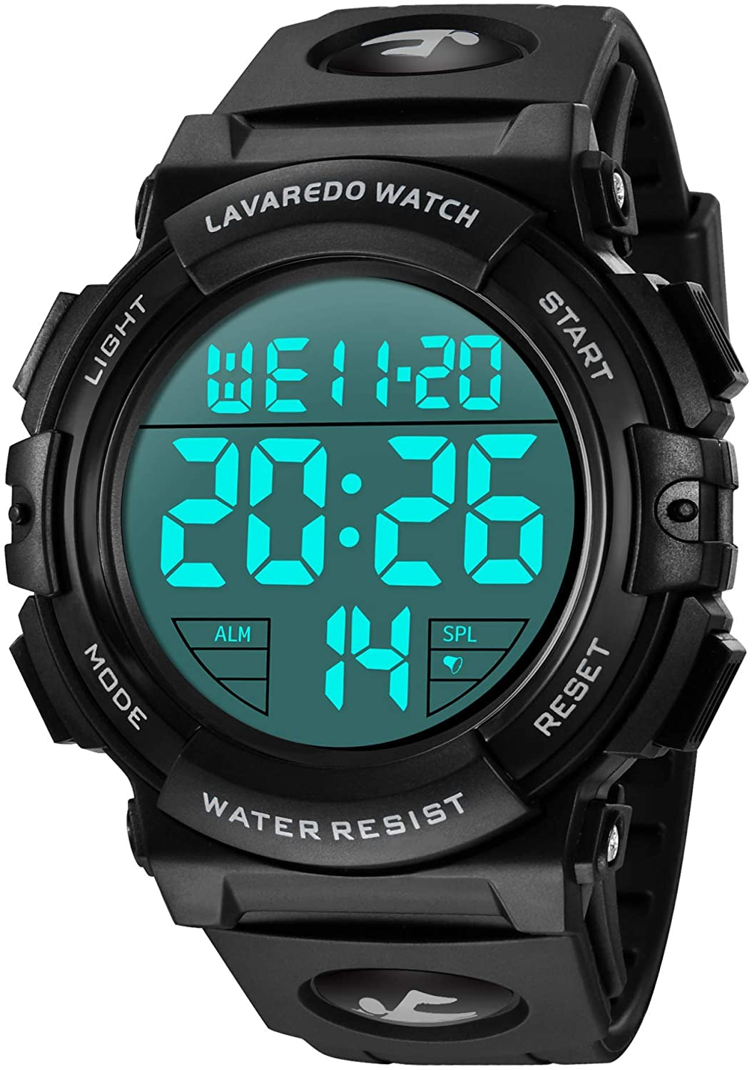 Waterproof Men's Sports Military Watch with LED Backlight, Alarm, Date, and Shockproof - Outdoor Chronograph Multifunctional Timepiece