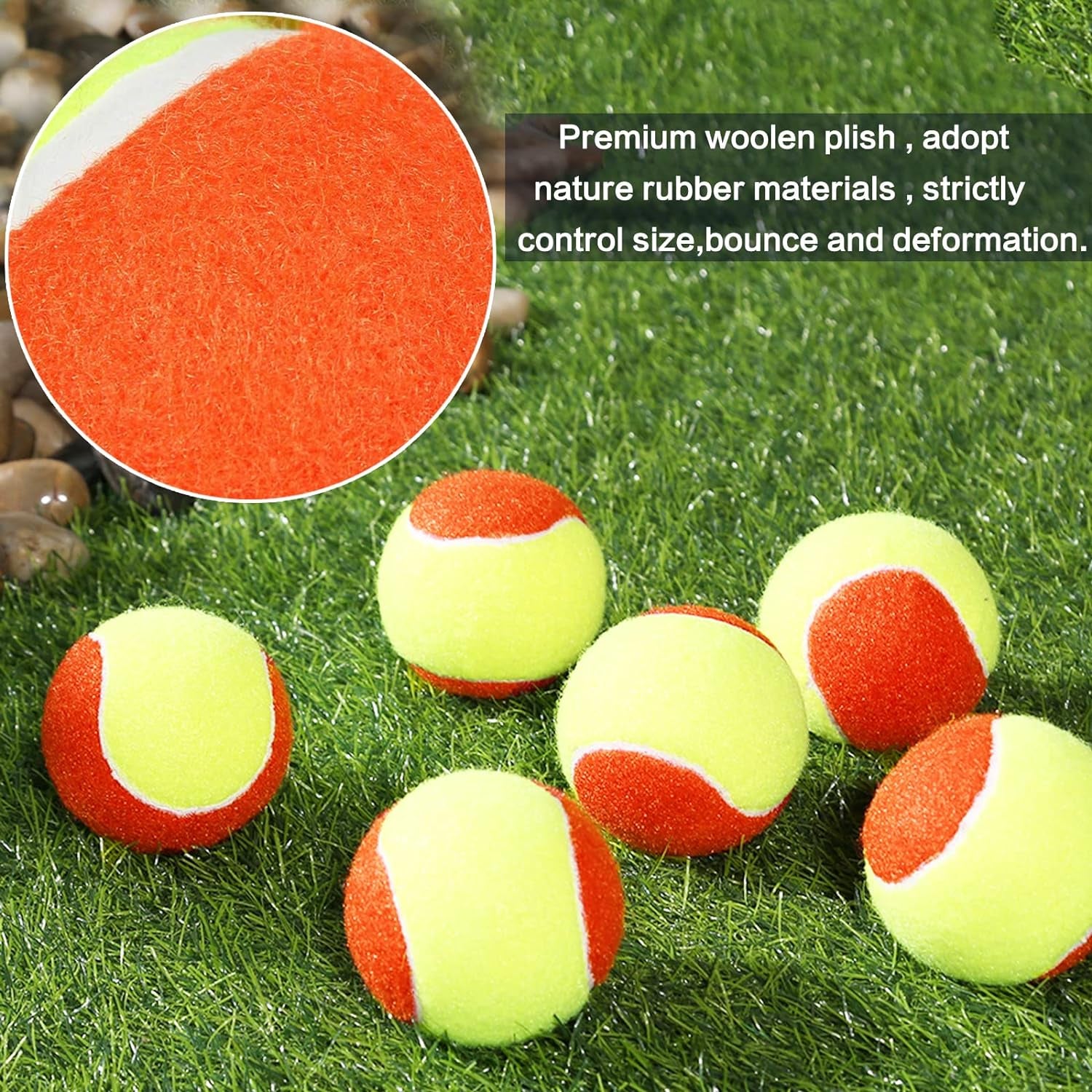 Bulk Tennis Balls - 18 Pieces for Training, Sports, Cricket, and Pet Play - Ideal for Lessons, Practice, Throwing Machines