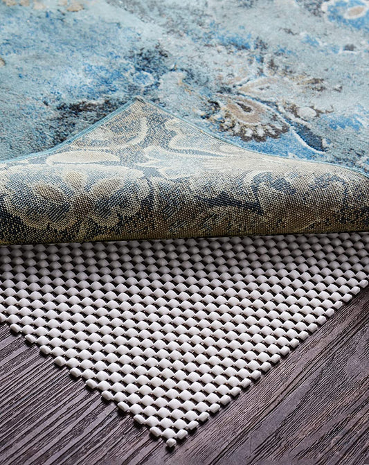 Rug Gripper Pad for Hardwood Floors - Non-Slip Rug Pads for Area Rugs - Thick Rug Grippers for Tile Floors - 2.5x13 Under Carpet Anti-Skid Mat - Ensures Your Rugs Stay Securely in Place
