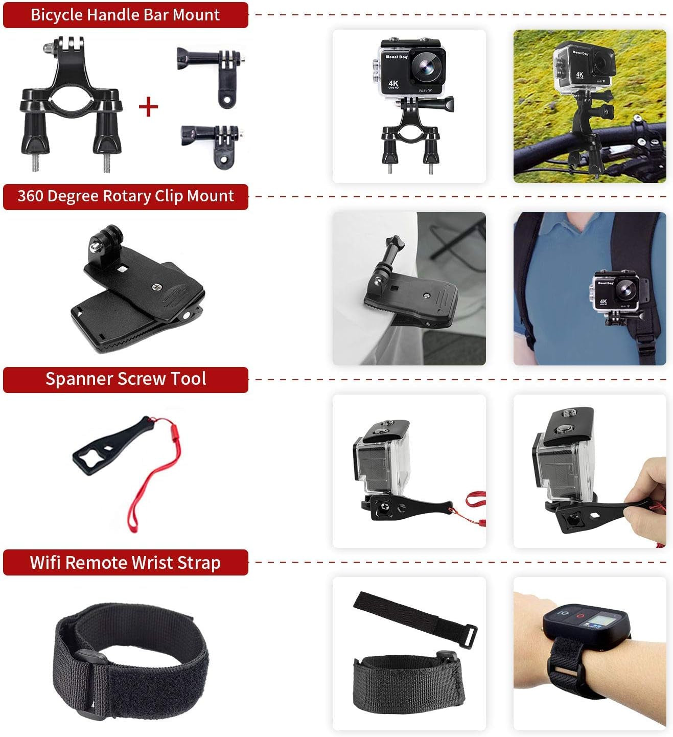 65-in-1 Action Camera Accessories Kit for GoPro Hero and Compatible Brands - Essential Bundle Set for Enhanced Filming Experience