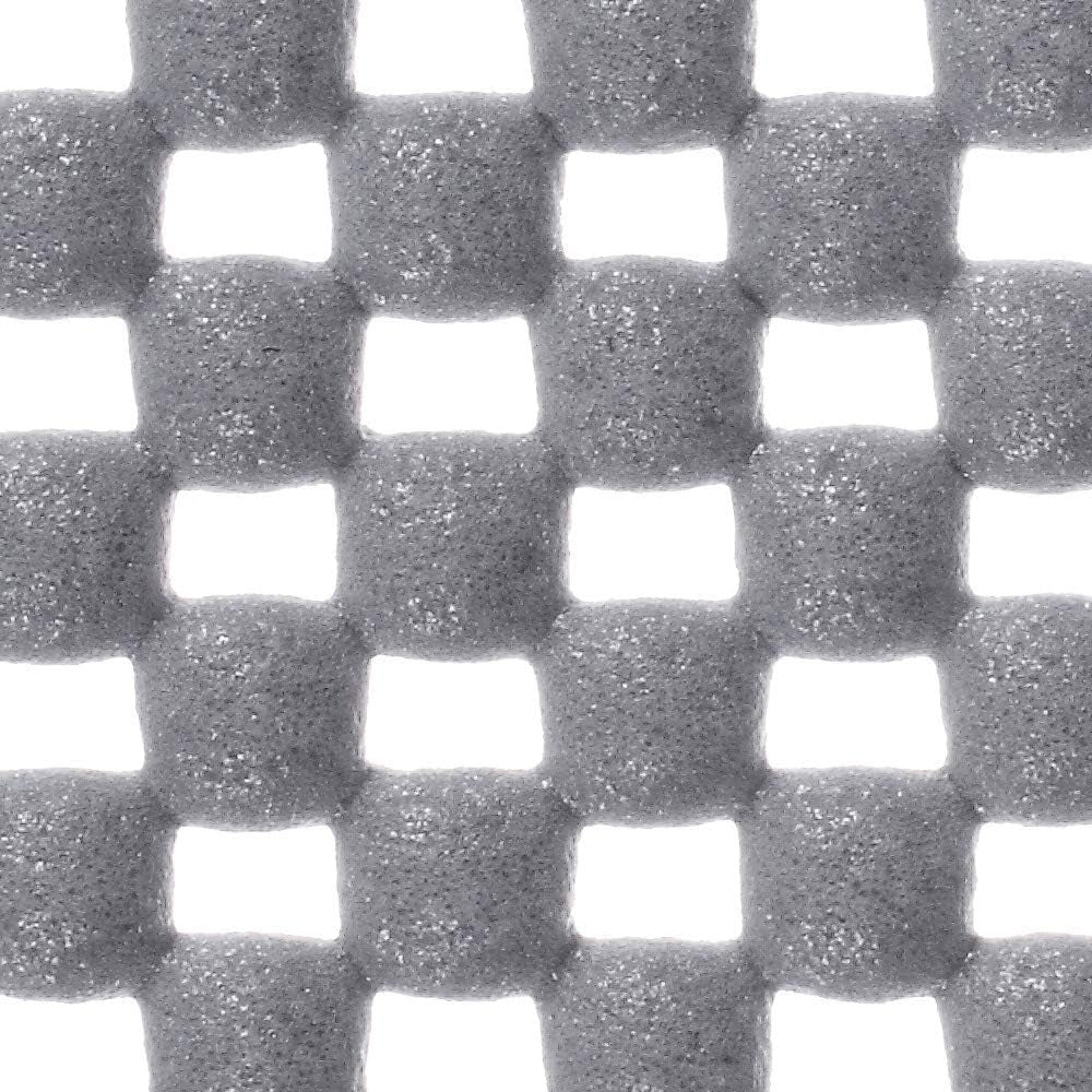 Grid Pattern Non-Slip Shelf Liners - 78 x 20 Inch Sheets that are Easy to Cut - Made from PVC with a Non-Adhesive, Anti-Slip Design - Suitable for Kitchen Cabinets, Drawers, Refrigerator Shelves, Bathroom Floors, and for Use in Home and Office Settings
