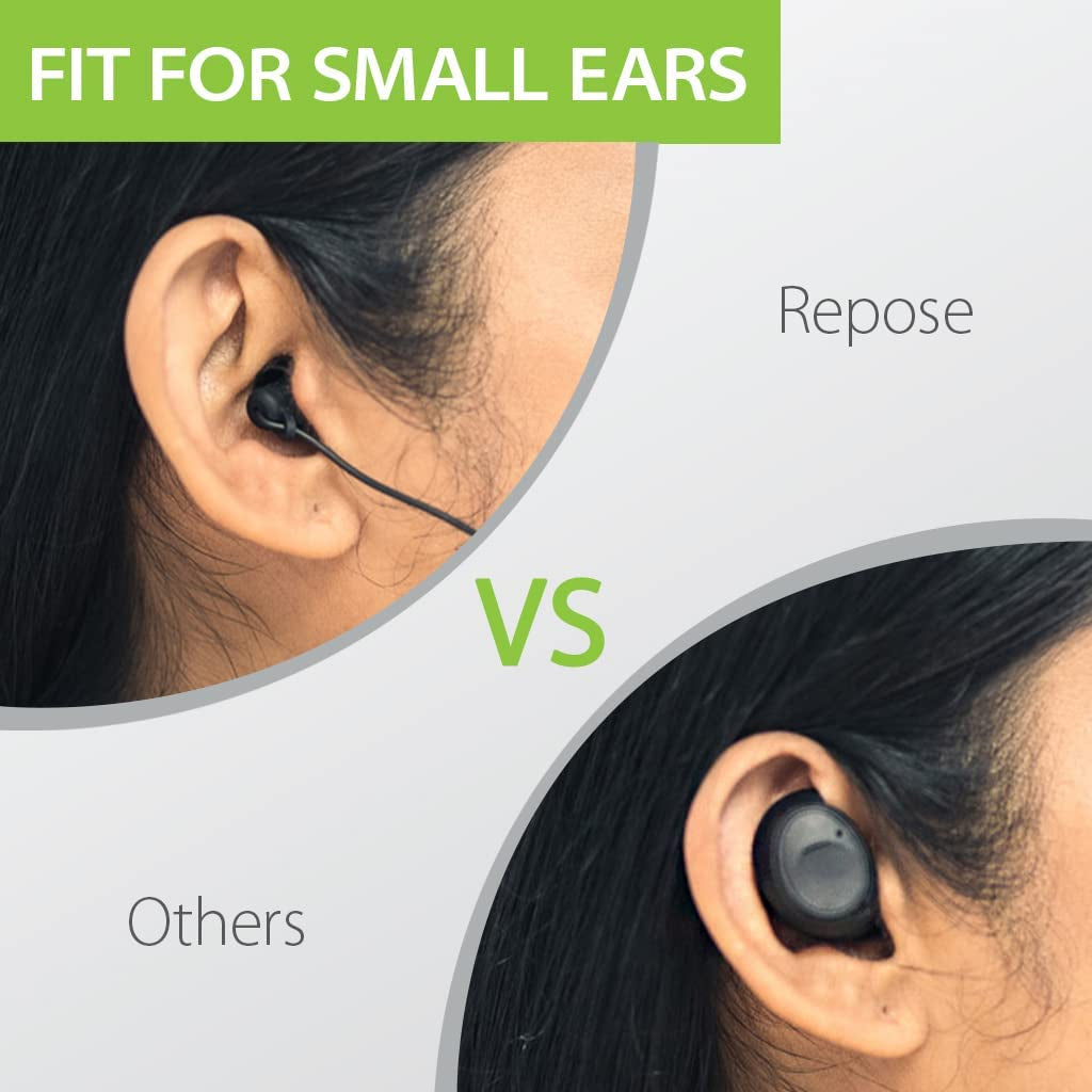 Sleep-Optimized Bluetooth In-Ear Headphones for Side Sleepers & Small Ears, Wireless Neckband Earbuds for Sleep, Low Latency for TV Viewing, 18-Hour Playtime