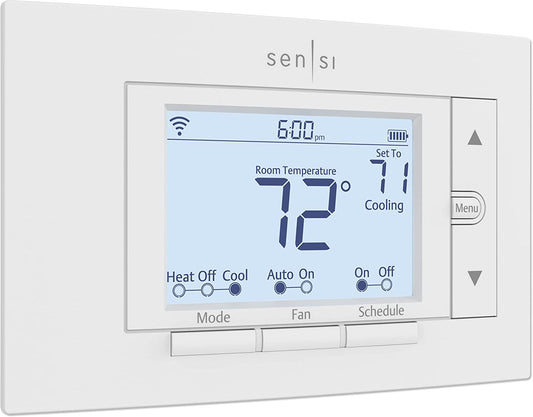 Emerson ST55: Wi-Fi Smart Thermostat for Smart Homes, DIY Installation, Works with Alexa, Energy Star Certified