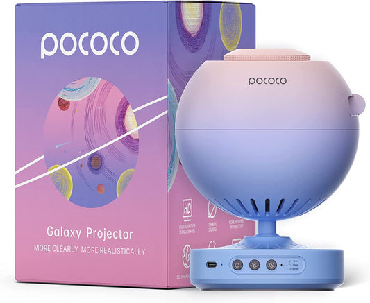 Ultra Clear Home Planetarium Star Projector - Create a Galaxy in Your Bedroom. Perfect Gift Idea for Her, Girlfriend, Women, Wife on Birthdays, Anniversaries, or Valentine's Day. Provides Stress Relief and Adds a Relaxing Night Light for Room Decor.