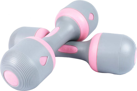 Adjustable Dumbbell Set - 5-in-1 Weight Options, Non-Slip Neoprene Handles, Ideal for Home, Gym, Office.