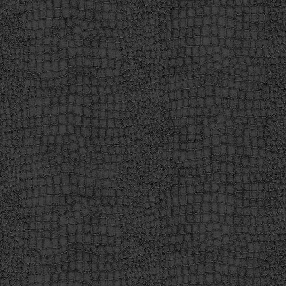 Crocodile Wallpaper, Black
