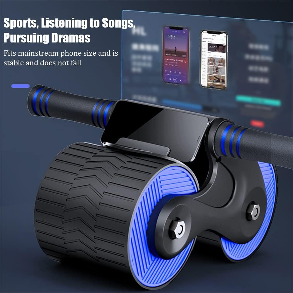 Automatic Rebound Abdominal Wheel - Ideal for Ab Stimulator and Core Workouts. Perfect for Beginners.