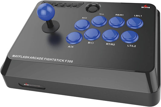 Arcade Fight Stick Joystick - F300: Compatible with PS4, PS3, Xbox One, Xbox 360, PC, Switch, and NEOGEO Mini.