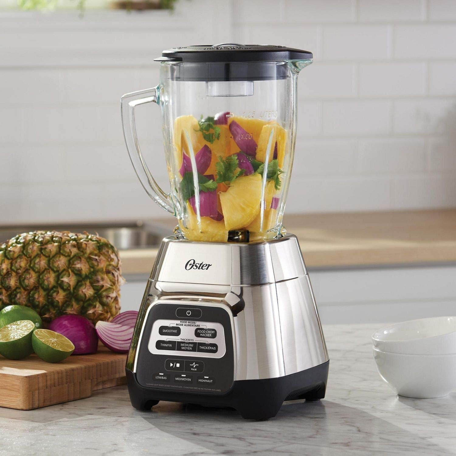 Texture Select Master Series Blender with Glass Jar, Chrome