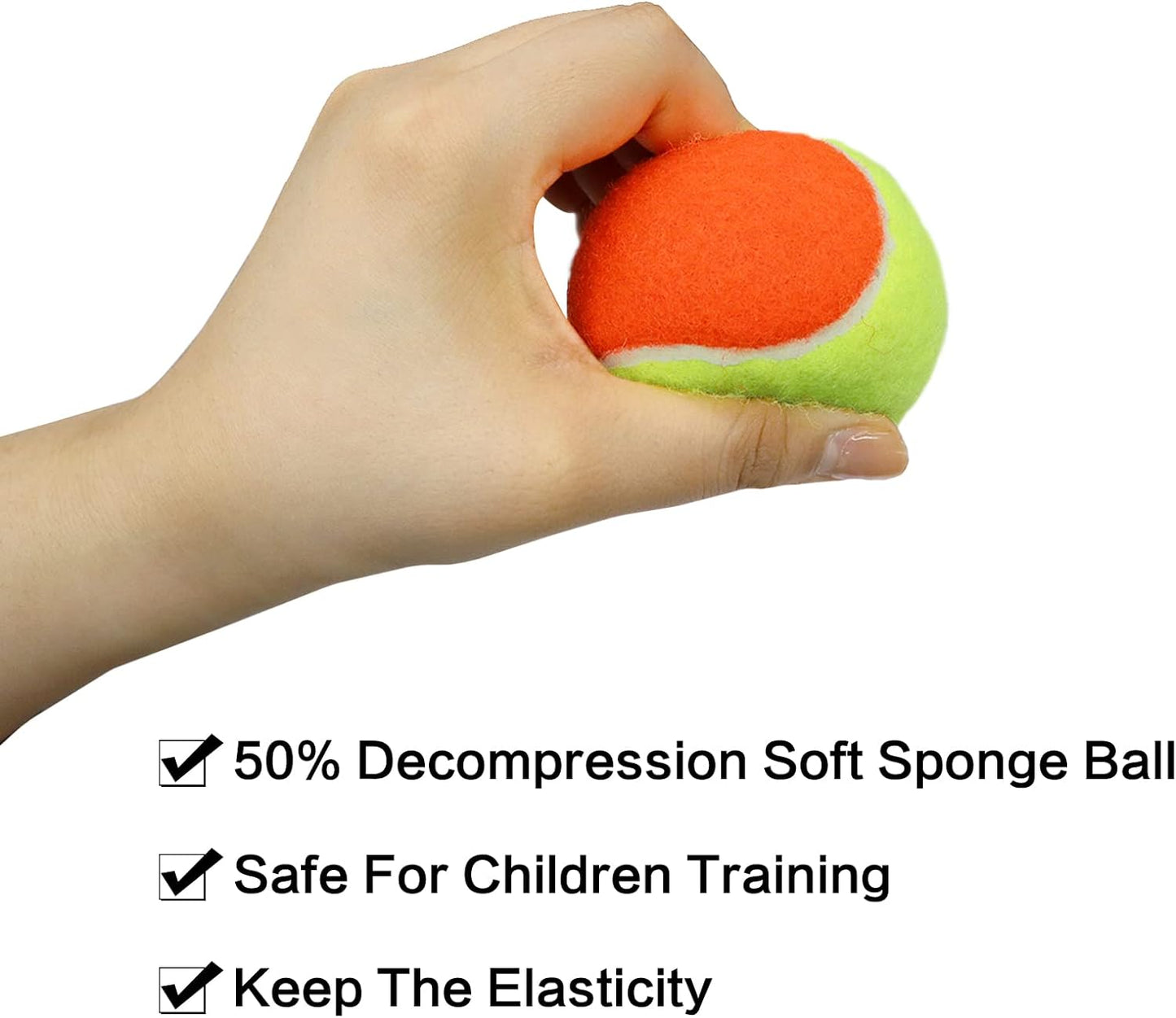 Bulk Tennis Balls - 18 Pieces for Training, Sports, Cricket, and Pet Play - Ideal for Lessons, Practice, Throwing Machines