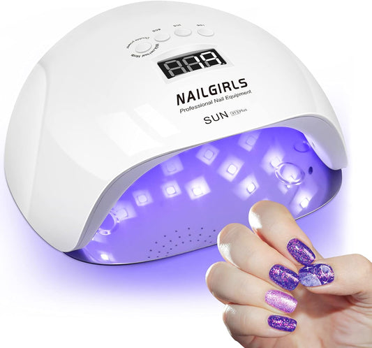 UV Nail Light, 150W UV Light for Nails - Rapid UV LED Nail Lamp - Premium Nail Dryer for Gel Polish with 4 Timer Settings - Automatic Sensor Curing Lamps for Salon and Home Use