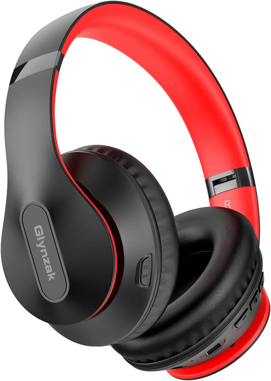 Bluetooth Headphones over Ear Foldable Headset with 65H Playtime, Hifi Stereo, Microphone, and 6EQ Modes. Bluetooth V5.3 Headphones for Travel, Smartphone, Computer, Laptop