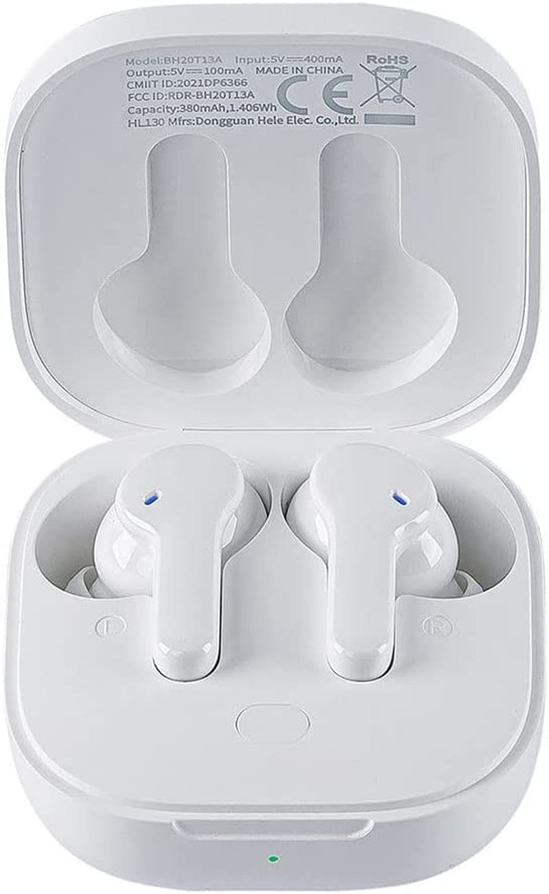 Bluetooth 5.1 Wireless Earbuds - T13 Earbuds with 40 Hours of Playtime, Bluetooth Headphones, 4 Microphones for Clear Calls, IPX5 Waterproof Rating, Custom EQ App Support