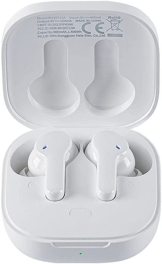 Bluetooth 5.1 Wireless Earbuds - T13 Earbuds with 40 Hours of Playtime, Bluetooth Headphones, 4 Microphones for Clear Calls, IPX5 Waterproof Rating, Custom EQ App Support