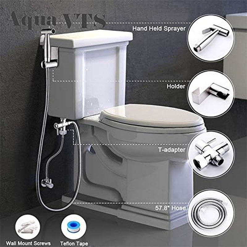 Spray Bidet, Including T Adapter for Easy Installation (Complete Set)