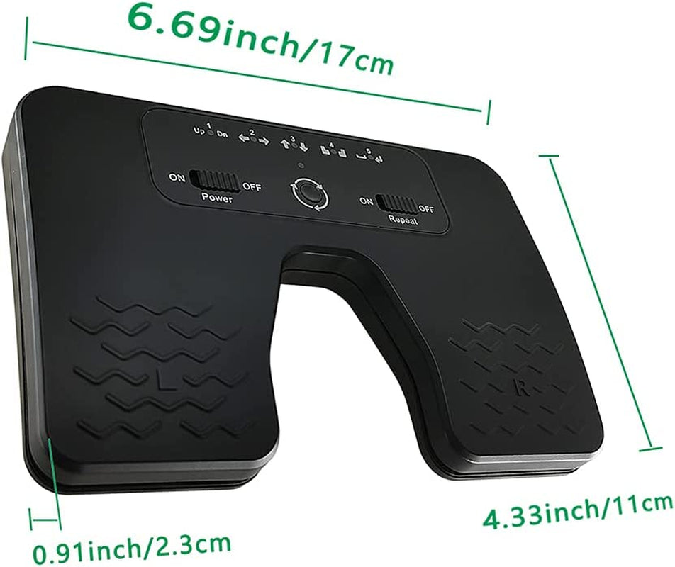  Rechargeable Wireless Foot Pedal for Tablets and Smartphones - Hands-Free Music Page Turner with Anti-Skid Pad